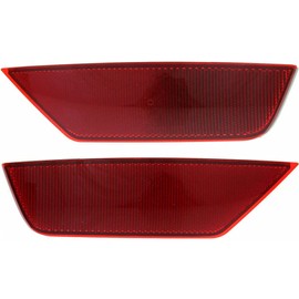 For: Ford Escape Rear Reflector 2013 14 15 16 17 2018 Pair Driver and Passenger Side For FO1184102 + FO1185102