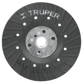 Truper RES-DILI-4-1/2P, Respaldo disco de lija 4-1/2", rosca standard