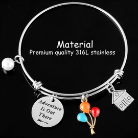 Kivosliviz Dis Up Merchandise Bracelet Travel Vacation Gifts for Women Adventure Gifts Bracelet