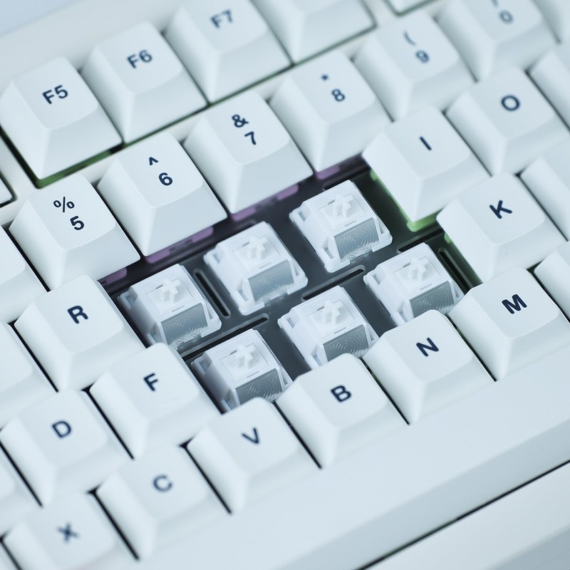 White Fox Axis V2 Linear Mechanical Keyboard Switch, POM Axis,
