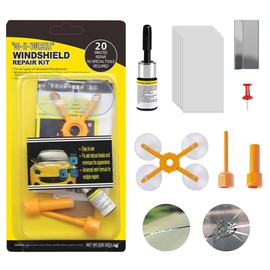 AOMiGT Windscreen Repair Kit, 11 Pieces Car Windshield Repair Kit, Glass Repair Liquid, Glass Repair Fluid, Windscreen Glass Repair, Repair Kit Car Windscreens