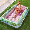 SLOOSH Inflatable Tanning Pool Lounger Float, 85" x 57" Extra