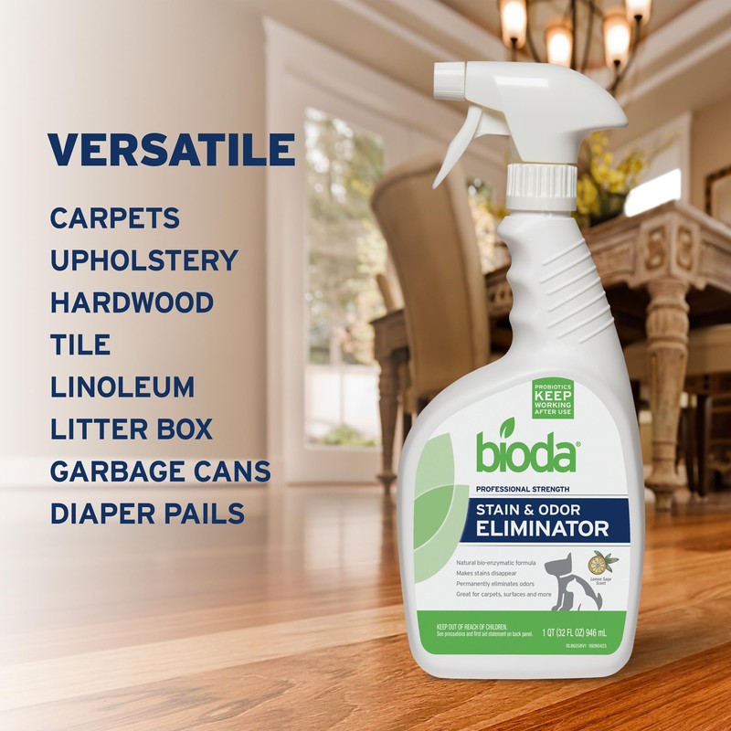 Bioda Pet Stain and Odor Eliminator | Pet Urine Enzyme