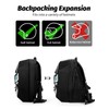 Gelrova Knight Motorcycle Backpack with LED Eyes, App Control Waterproof