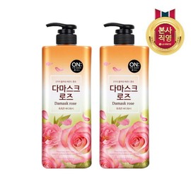 On the Body [LG Household &amp; Health Care] On the Body Flower Damask Rose Body Wash 900g x 2 / 온더바디 [LG생활건강] 온더바디 플라워 다마스크로즈 바디워시 900g x 2개