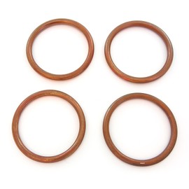 Set of 4 Vesrah Exhaust Gaskets - 18291-MN5-650 - Compatible with Honda CB500 CB550 VF500 VF700 VF750