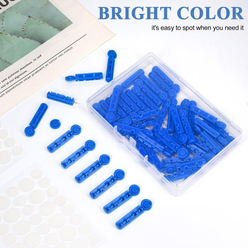 Lishae Acne Needle, 50 Pcs Disposable sterile Needles and 70
