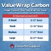 ValueWrap Male Wraps, Disposable Dog Diapers, Carbon, 1-Tab Extra Small,