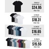 INTO THE AM Men's Plain Basic Tees - Fitted Essential