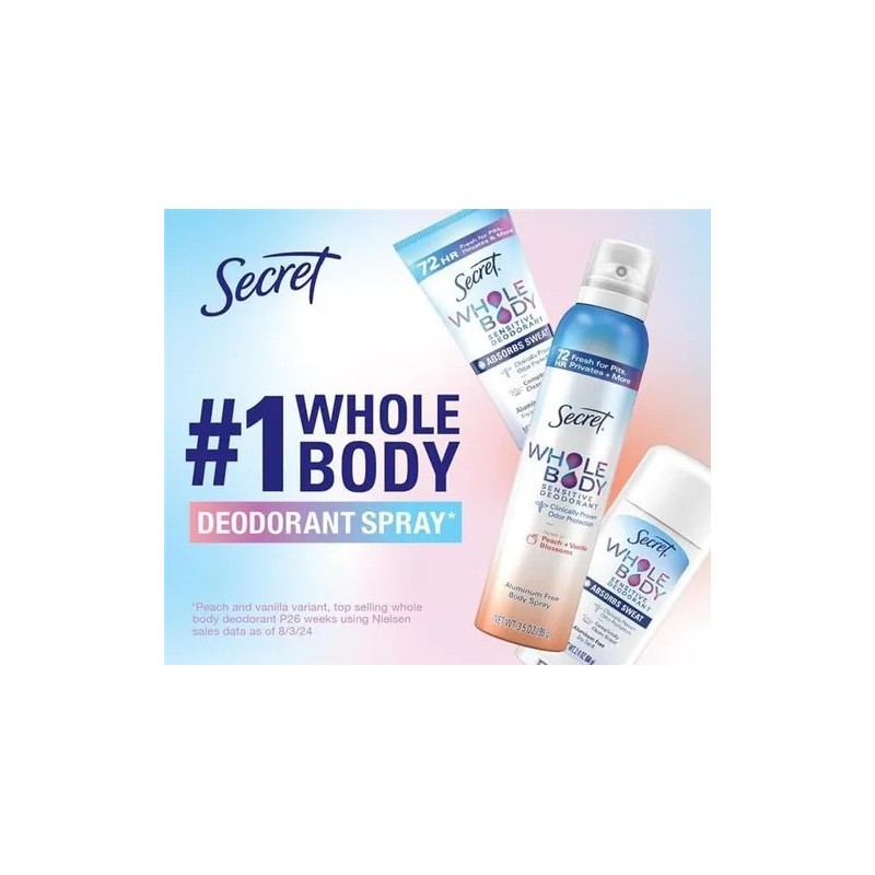 Desodorante Intimo Mujer Cuerpo Entero Secret Whole Body