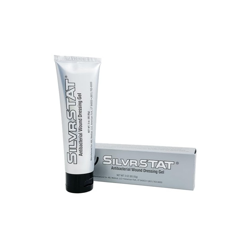 SilvrSTAT Antibacterial Wound Dressing Gel 3 OZ