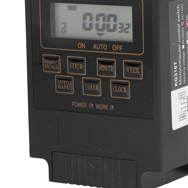110V Timer Switch Kg316t Automatic Timing Controller 10A for Outdoor