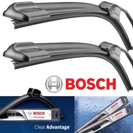 BOSCH WIPER BLADES CLEAR ADVANTAGE (22 & 22) Front Left and Right Set