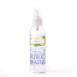 Mystic Moments | Lemon Natural Hydrosol Floral Water 125ml | Perfect for Skin, Face, Body & Homemade Beauty Products Vegan GMO Free