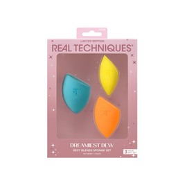 Real Techniques Dreamiest Dew Best Blends Sponge Kit, 3 Piece Limited Edition Gift Set