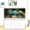 Pinpai 36X20 Inches Fish Tank Background, Sunshine Ocean Floor Terrarium