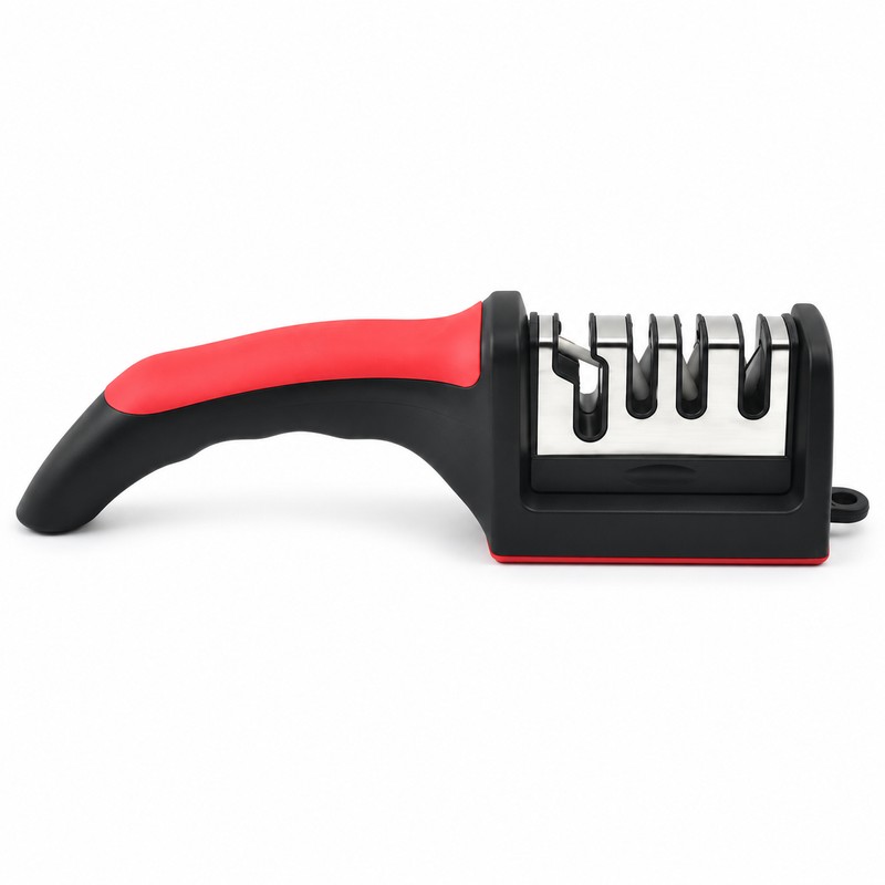 4-Stage Knife Sharpener for Kitchen Use – Handheld Multi-Slot Sharpening