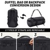 MIER Large Duffel Backpack Sports Gym Bag with Shoe Compartment,