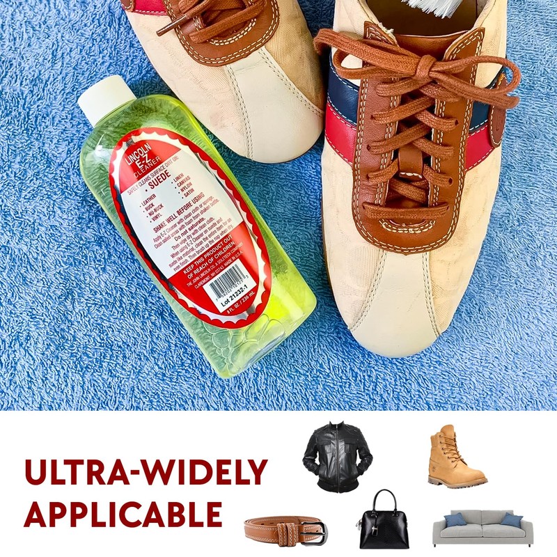 Lincoln E-Z Cleaner -The Original All-Purpose Cleaner for Leather, Suede,