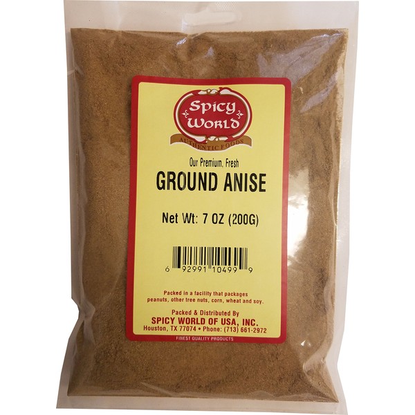 Spicy World Ground Anise Powder 7 Ounce