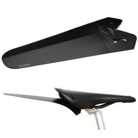 Klixie – Rear Mudguard, Attachable to Saddle of singles peed, Fixie, Urban, MTB, Bicycle Splash Guard, 26 / 28 / 29 Inches / 66 / 71 / 74 cm