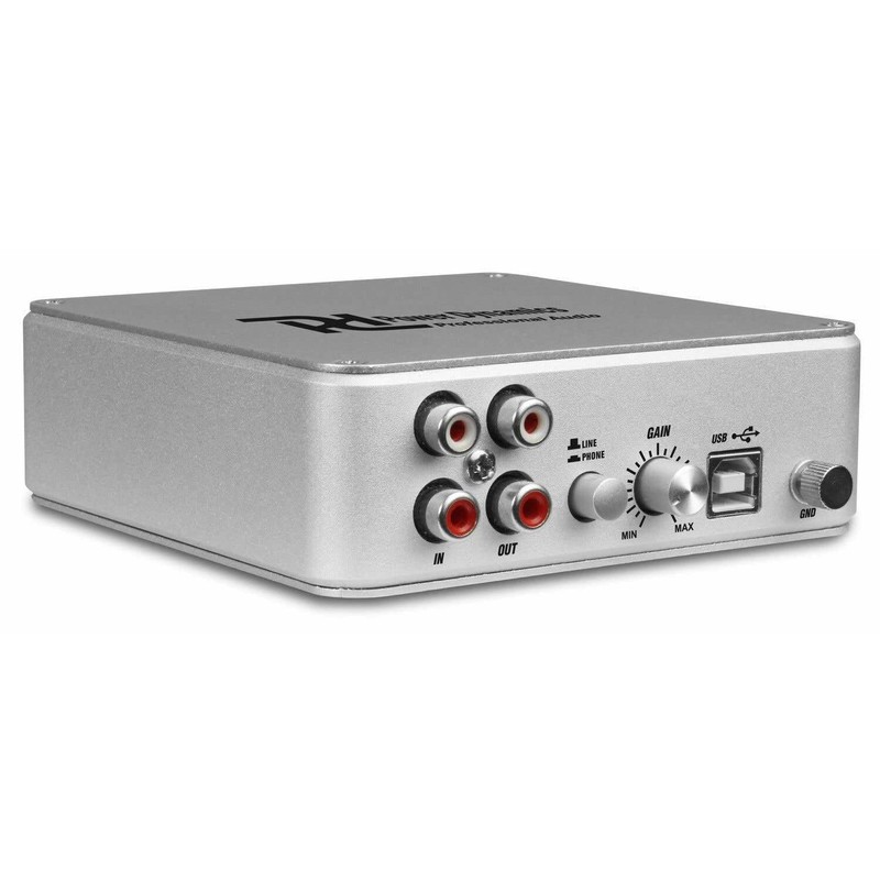 Power Dynamics PDX015 LP digitizing phono USB preamplifier