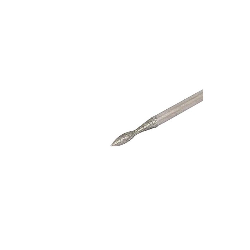Sourcingmap 2.35mm Shank 2mm Tip Stone Head Grinding Bit Diamond