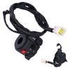 7/8in Motorcycle Handlebar Switch Horn Button Headlight Turn Signal Fog