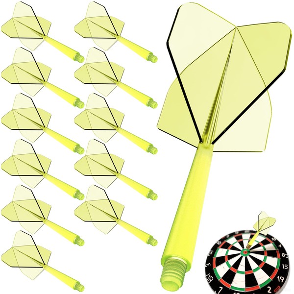 Pyroclasia Pack of 12 Darts Flights with Shaft Stable Darts