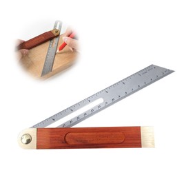 TVETE Bevel Angle Finder T Bevel Gauge Angle Protractor T-Ruler Stainless Steel 20cm/7.87" T Tulead Slide T Bevel Gauge Measuring Tool for Carpentry Activity Angle Ruler Protractor Gauge with