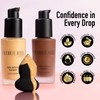Frankie Rose Cosmetics Matte Perfection Foundation Makeup – Long-Lasting, Hydrating