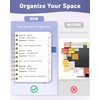 WEMATE Password Book with Alphabetical Tabs, Spiral Password Keeper Book