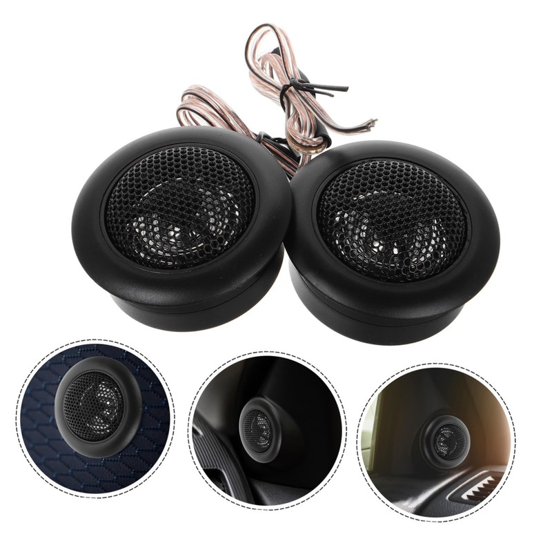BUGUUYO Car Mini Dome Speakers Pair for High- High Sensitivity