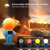 Astronaut Wake Up Light Sunrise Alarm Clock for Kids, Heavy