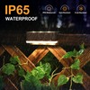 SOLPEX Solar Fence Lights, 6 LEDs Solar Lights Outdoor Waterproof