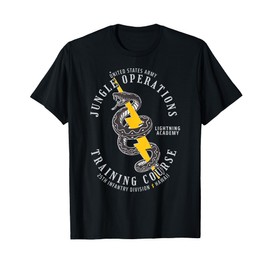 American Marauder Unisex-Adults T-Shirt: Jungle Operations Training Course - Black - Small