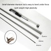 DIYDIYShop 2Pcs Titanium Round Rod Dia 4mm 0.157"" Length 420mm