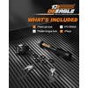 DEEAGLE Trailer Lock Kit, Include 5/8”Dia Hitch Pin Lock, 1/4”Dia