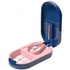 2 in 1 Pill Cutter Detachable Nonslip V-Shaped Pad Compact