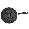 Egg Frying Pan 4 Cups Stick Proof Even Heating Iron
