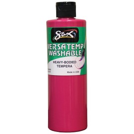 Sax Washable Versatemp Heavy Bodied Tempera Paint, Magenta, 1 Pint