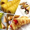 Tinfol 20 Pack 4.7Inch Cream Horn Molds, Baking Cones Cream