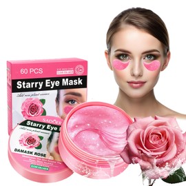 Lktvys Pack of 60 Eye Pads, Eye Pads Against Dark Circles, Eye Bags, Wrinkles, Eye Pad Mask, Suitable for All Skin Types, Especially for Dry, Sensitive, and Dull Eye Skin