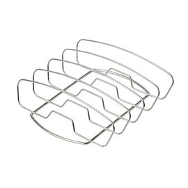 Char-Broil 140 569 - Baskets Sideburn Rib Holder, Silver