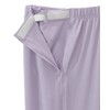 Pantalón elástico con cierre lateral adaptable para mujer, Lila ,