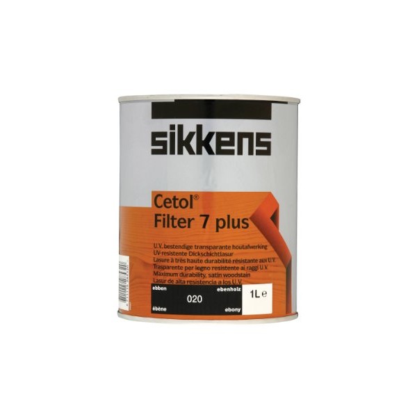 Sikkens SIKCF7PE 1L Cetol Filter 7-Plus Translucent Woodstain Ebony