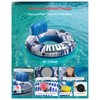 QPAU Inflatable River Tube, 0.4 mm Thickened Puncture-Resistant Heavy Duty