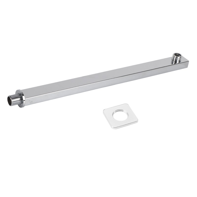 16 Inch Long Polished Stainless Steel Wall Mounted Shower Head