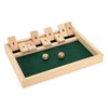 Toyrific | Shut the Box Dice Game, Wooden Board STEM