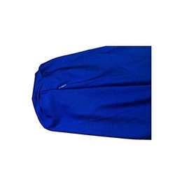 Bookishbunny Micro Bead Bolster Tube Pillow with Removable Cover - Squishy and Cool Fabric, Odorless Hypoallergenic, 12" x 7" (Cover Only, Blue)